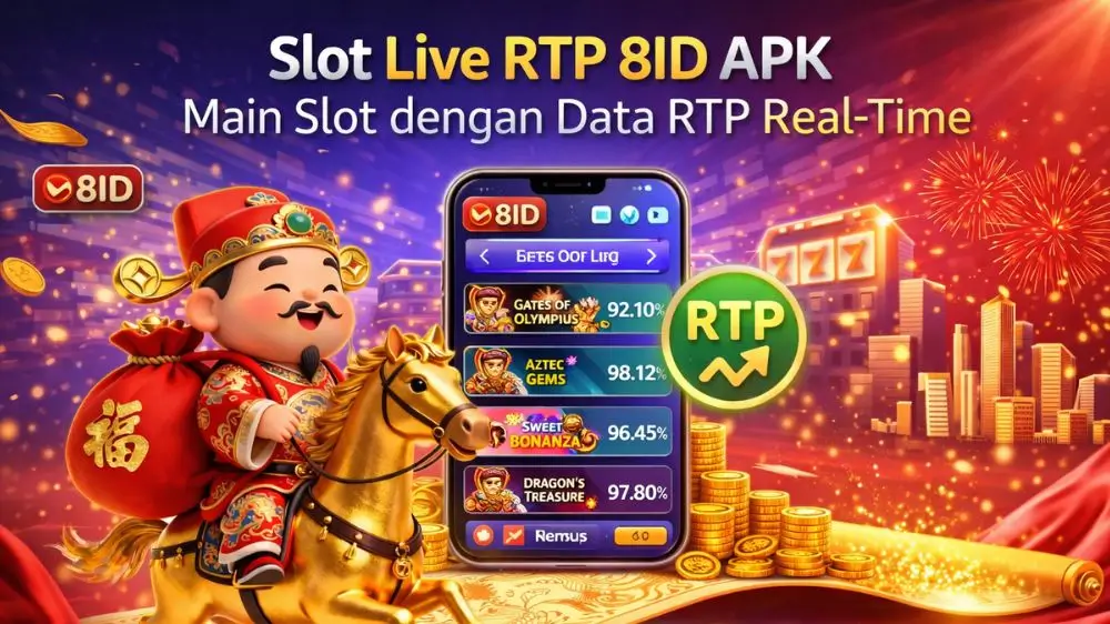Slot Live RTP 8ID APK: Main Slot dengan Data RTP Real-Time